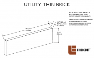 Endicott Utility Thin Brick
